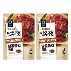 대상 안주야달콤쫄깃육포, 30g, 14개