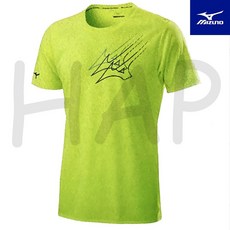 美津濃 MIZUNO 男路跑短袖T恤 運動上衣