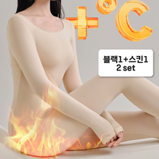 도도팜 여성용 내의 상하 세트 초경량 발열 내복