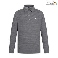 아놀드파마 아놀드파마 프리미엄 엠보 자카드 카라 긴팔 티셔츠