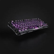 [공식/정품] 그라바스타 머큐리 자석축 키보드, 마그네틱축(자석축), V75 Lite 키보드_클리어블랙, 래피드트리거