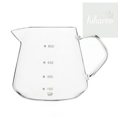 하이하루 유리 커피서버 600ml 커피포트