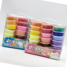 상상클레이 21색세트 미술재료 꾸미기 만들기 spi+6681bP