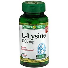 네이쳐스바운티 엘라이신 효능 1000 mg, 60정