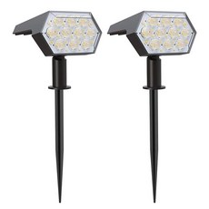 야외용 태양광 스포트 라이트 92 LED IP67 방수 정원 조명 마당 베란다용 in 1, 04 2 PCS Cold Light, 01 400w