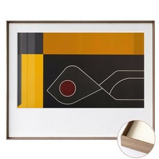 마벨인홈 북유럽풍 액자 인테리어 거실 탁상용 벽걸이 장식 프레임, 1개, 호두 브라운