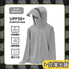 P4CH4 自燃健身館 加長大帽簷 冰絲防曬衣 冰感防曬外套 情侶防曬服 涼感 皮膚衣 連帽