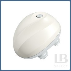 頭皮按摩器 仿人手按摩, 白色按摩器【type-c充電款】防水款, 白色, N/A