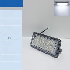UV램프 경화기 건조기 장비 페인트 공방용 램프 LED, 50W 화이트 유선 10cm전원코드포함, 기본 색상