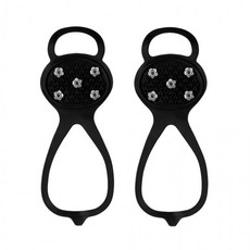 8자형 체인 아이젠 2개 세트 신발 장착형 미끄럼방지 도시형 등산용 용품, 상세페이지 참조