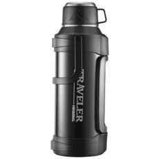 코코리브 초대용량 보냉보온병, 1개, 4000ml, 블랙