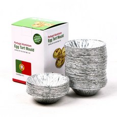 쿠킹플러스 포르투갈 에그타르트 몰드 50P, 1개