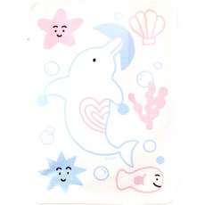 베이비앙 국내산 무형광 신생아 아기 유아 방수패드 방수매트 동그라미 누빔 실리콘 논슬립 휴대용 미니 대형 특대형 방수요, 1개, 06 언더더씨