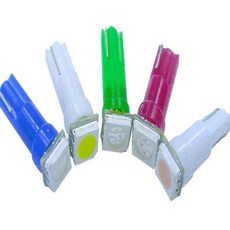 【PA LED】T5 T6.5 SMD LED 排檔燈 儀表燈 中控燈 冷氣燈 面板燈 檔位燈 紅藍綠白紫, 1個