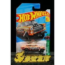 風火輪 Hot Wheels 24C 24D ‘55 CHEVY BEL AIR GASSER 直線加速小車, 1個