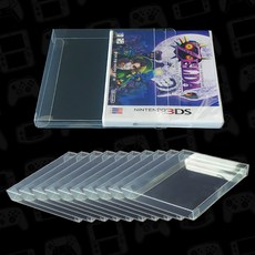 닌텐도 3DS 게임타이틀 스크레치 방지 커버 보호 케이스, 10개, 투명, 프로텍터