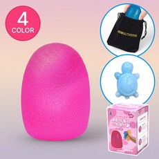 [MSMULTIVERSE] 느낌 천국 극락템 로제 공 스퀴시 스트레스볼 핫한 슬라임 실링볼 말랑이 젤리볼+파우치, 핑크