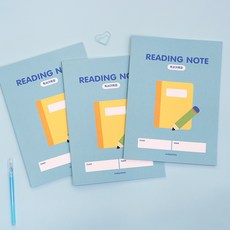 인디고 초등 우리학교 고학년 3-6 독서기록장 3권 세트, 1세트, 민트