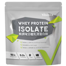 Vilson 米森 無調味分離乳清蛋白飲, 1kg, 1個