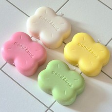 시월향 행운 네잎클로버 캔들 입학 졸업 수능 시험 개업 승진 선물 답례품, 화이트, 유칼립투스