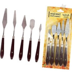 팔레트 페인팅 물감 미술 조각 퍼티 나이프 도구 나이프 나이프 유화 다섯 회화, 1개