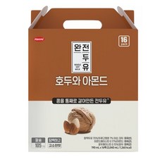 한미 완전두유 호두와 아몬드, 190ml, 80개