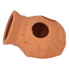 구멍난 항아리 산란상 수족관 황토 토분 구피 새우 치어 놀이터 은신처, 1개