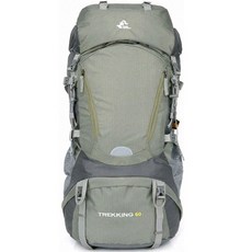 FREE KNIGHT TREKKING 60 登山背包, 綠色, 綠色