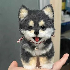 강아지 웰시코기 모루 인형 만들기 철사 공예 세트 패키지, 1개