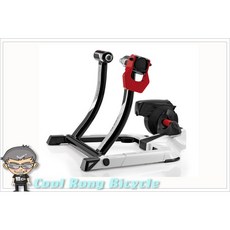 ELITE QUBO Digital 電磁控式訓練台 數位顯示與多段阻力 居家專業自行車訓練台, 1個, 白色