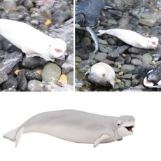 동물피규어 해양동물 벨루가 흰고래 피규어