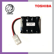 도시바 4.8V AA 2000mAh KEP-2P 니켈수소 Ni-MH RC 배터리 충전지, 1개입, 1개