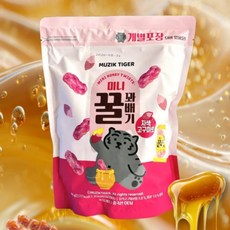 무직타이거 미니 꿀 꽈배기 자색고구마맛, 1세트, 400g