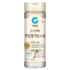 청정원 신안섬 보배 천일염 가는소금, 190g, 1개
