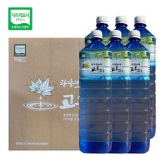 서울대학술림 관리 광양 백운산 고로쇠 수액 100% 1.5L x 6병 무첨가 산지직송 선물, 6개