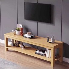 원목 TV 받침대 거실 침실 바닥 정리대 틈새 수납장, 140x35x45