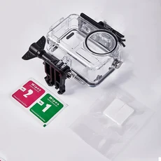 DJI 액션 5 프로/4/3용 방수 케이스 하우징 다이빙 쉘 플로팅 핸드 그립 셀카봉 안티포그, 03 B