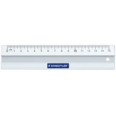施德樓 STAEDTLER 15cm鋁製精準直尺 MS56315 德國製造 精確測量 學生辦公必備, 1個