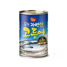 동원 고등어 원터치 통조림, 400g, 상세 설명 참조, 1개