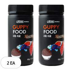 이스타 구피 사료, 60g, 2개