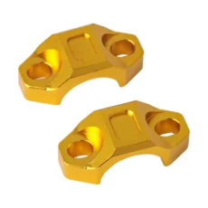 오토바이 22MM 브레이크 클러치 마스터 실린더 핸들바 CNC 클램프 커버 KTM EXC SXF 250 300 350 450 500 5, 04 2pcs  yellow