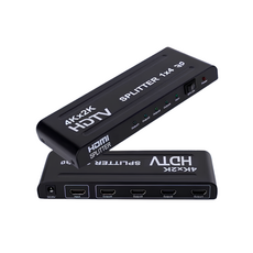 4K 一分四 HDMI分配器, 1個, 4K一分四HDMI分配器 送電源, 無