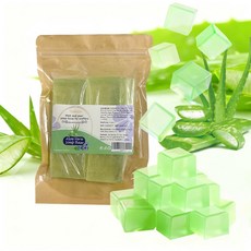 틴메조르 1LB true에 베라 녹이고 true 비누 베이스 DIY 수제 무향 글리세린 쉽게 자를 수, 1_Aloe, 32 Ounce (Pack of