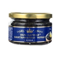 대용량 러시아합성 철갑상어 흑 캐비어, 1개, 220g