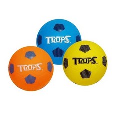 成功 無毒安全小足球6吋(橘色、黃色、藍色) 兒童玩具球 安全 無毒, 藍色, 1個