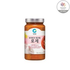 (매장정품) 청정원 [보리보리]청정원 로제 스파게티 소스 600gX2개 220251