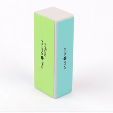 사각 스펀지형 손톱 파일 손발톱 네일 패디 야스리 버퍼 정리기, 1개