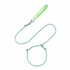 亞馬遜狗牽引繩p繩p鏈中小型犬防爆衝胸背遛狗幼犬寵物遛狗繩現貨, 1個, 翠綠色