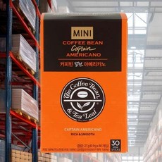 캡틴 아메리카노 미니 30T 회사 티타임 사무실 과테말라 탕비 오피스, 900mg, 30개, 1개