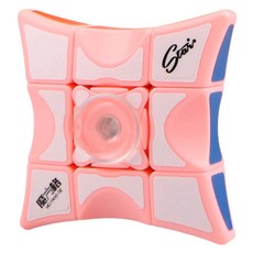 正版 小小店舖 魔方格 指尖魔方 133 指尖飛輪 331 奇藝 速解 不等階 魔術方塊, 珊瑚粉, 1個